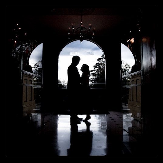 Claire and Derrick, wedding portrait by Mat Smith Photography, Petersham Hotel, Richmond