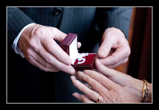 Confetti keepsakes from Ken and Janice's wedding, Marylebone, London