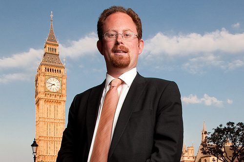 Julian Huppert, Liberal Democrat MP for Cambridge, portrait by Mat Smith Photography, Westminster