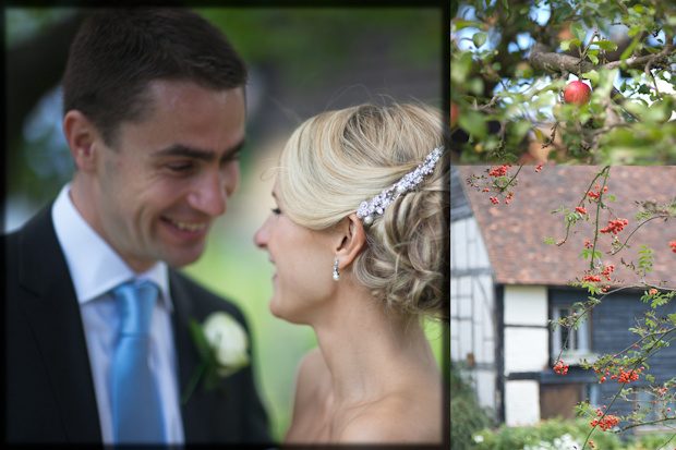 Rebecca and Edwin at Nurscombe Barn, Wonersh, Surrey